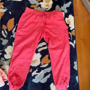 Medcouture Jogger Scrubs Med Petite Coral